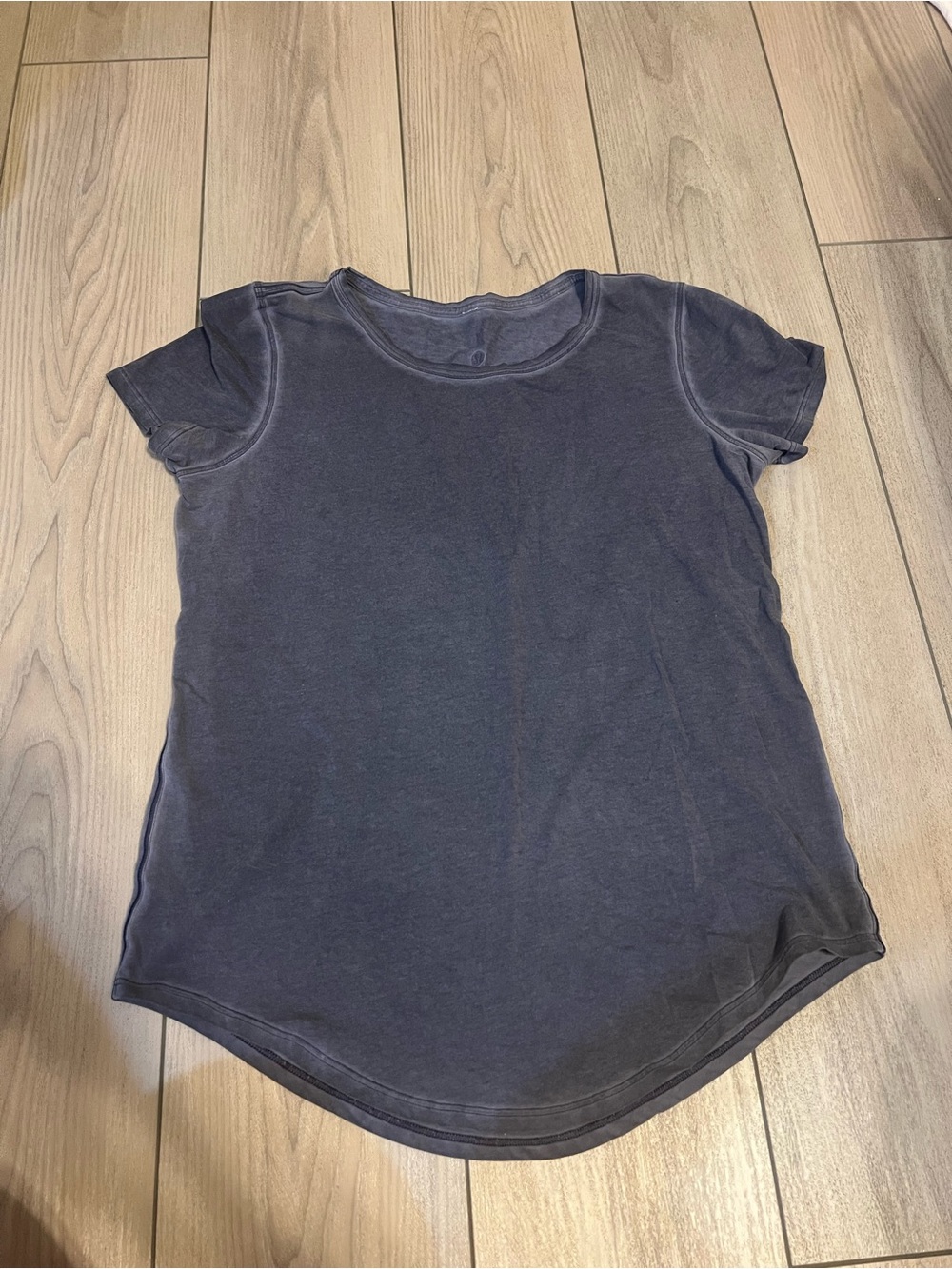 lululemon athletica Short Sleeve Tee in wash blue